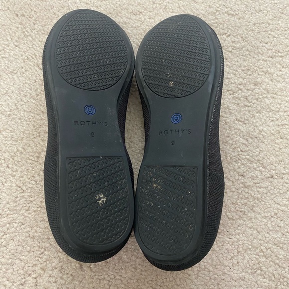 Rothy’s Solid Black The Flat Shoe - Picture 5 of 5
